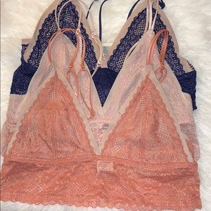 Cotton On Bralette Trio